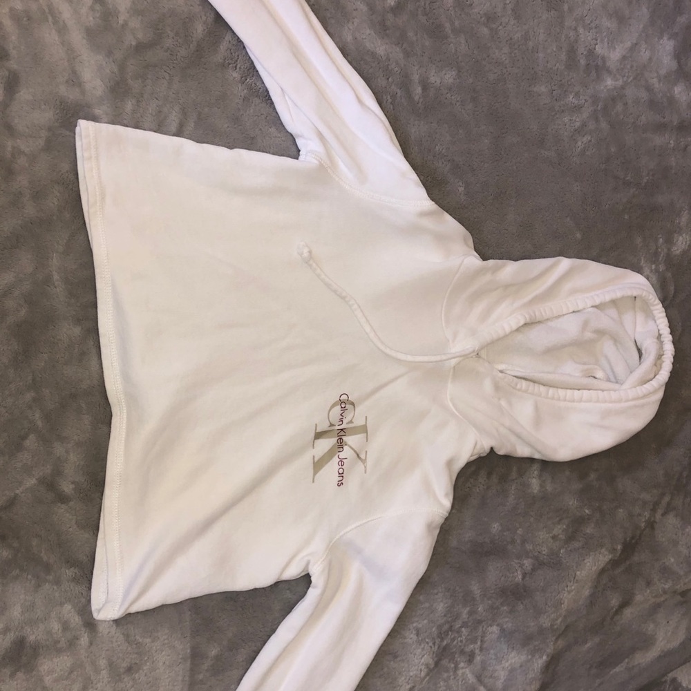 Cropped Calvin Klein hoodie